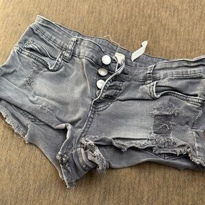 Billabong black Distressed Jean Shorts